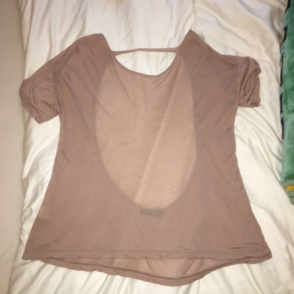 Brandy Melville Relaxed Backless Tee